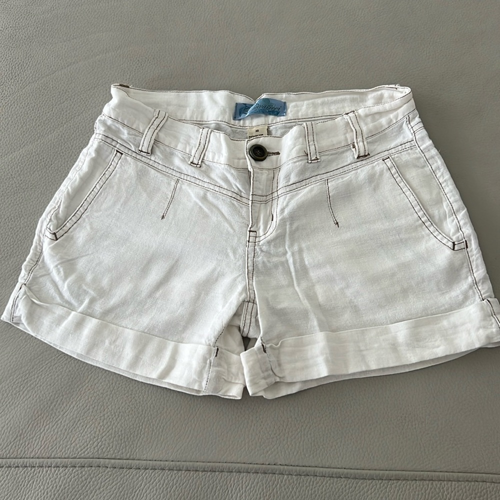 White Shorts